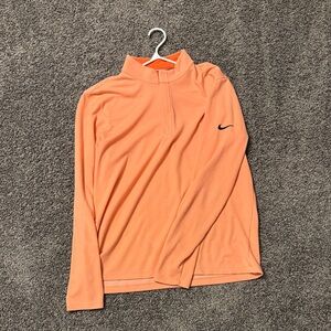Nike Peach Golf Quarter Zip